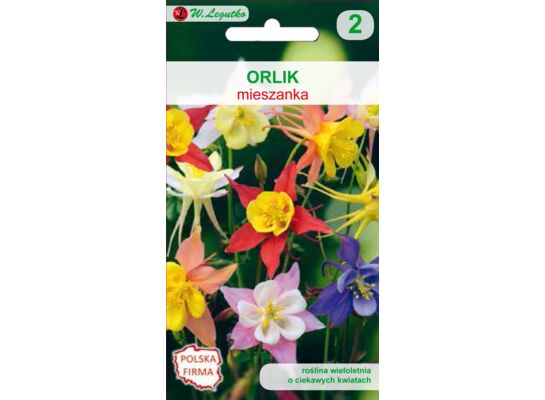 Orlik mieszańcowy mieszanka 50-80 cm W.Legutko