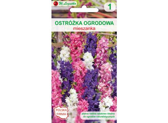 Ostróżka ogrodowa mieszanka 30-120 cm W.Legutko