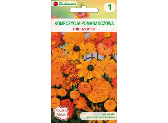 Kompozycja pomarańczowa 30-120 cm W.Legutko