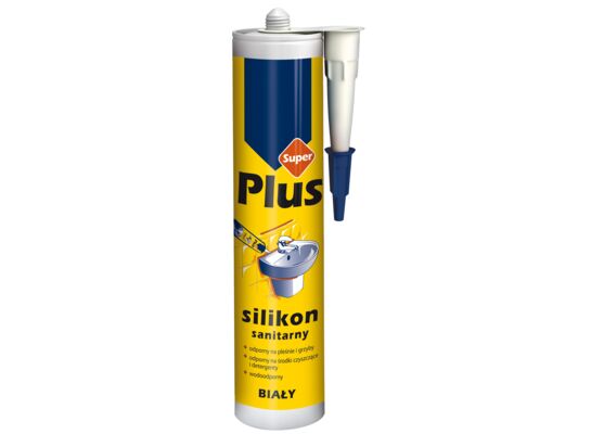 Silikon sanitarny biały 280 ml Super Plus