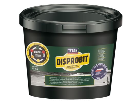 Masa dyspersyjna asfaltowo-kauczukowa Disprobit 10 kg Tytan