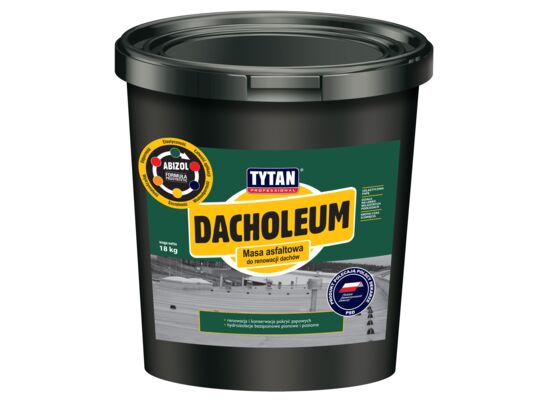 Masa asfaltowa do renowacji dachów Dacholeum 18 kg Tytan
