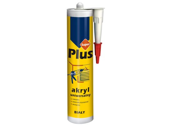 Akryl uniwersalny 280 ml biały SUPER PLUS