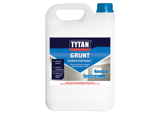 Grunt głęboko penetrujący emulsja 5 l Tytan 