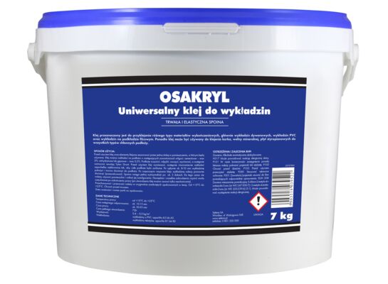 Klej uniwersalny do wykładzin Osakryl 7 kg