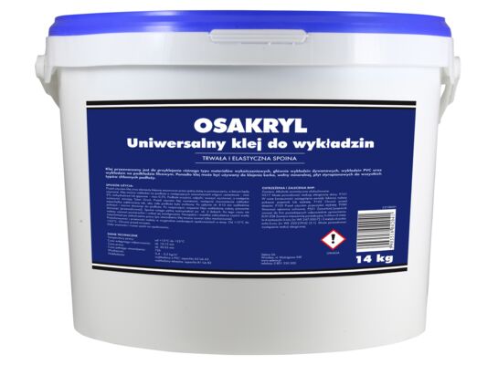 Klej uniwersalny do wykładzin Osakryl 14 kg