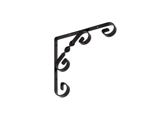 Wspornik ornamentowy WO 150 czarny VELANO