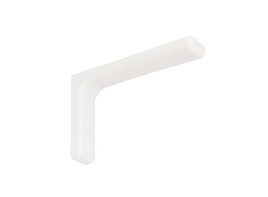 Wspornik z osłoną plastikową WSPP 180 biały VELANO