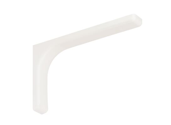 Wspornik z osłoną plastikową WSPP 240 biały VELANO