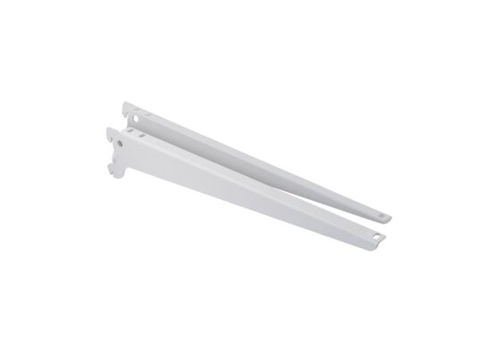 Wspornik system pojedynczy kątowy, komplet L+P, WSK 380 biały VELANO