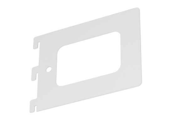 Wspornik do książek jednorzędowy WKS 3 biały VELANO