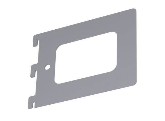 Wspornik do książek jednorzędowy WKS 3 szary VELANO