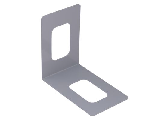 Wspornik do książek kątowy WKS 4 szary VELANO