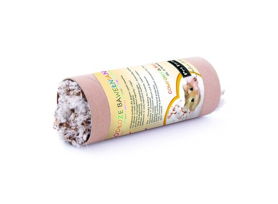 Tuba z bawełną dla gryzoni Pet Inn