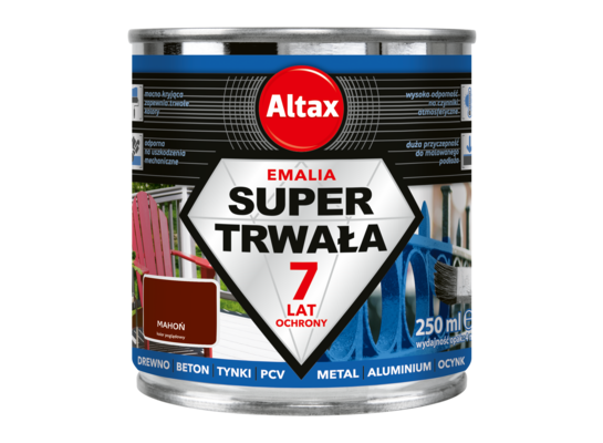 Emalia super trwała 250 ml mahoń Altax