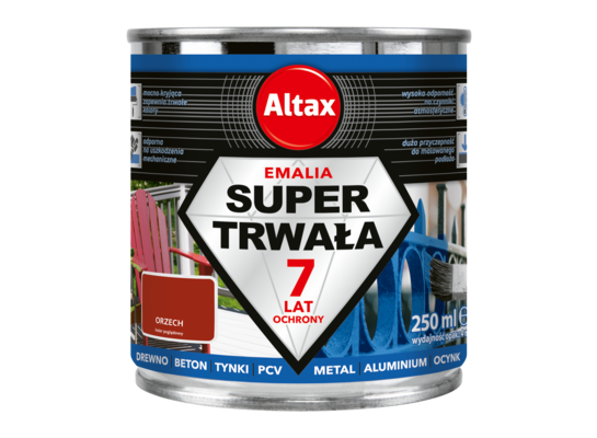 Emalia super trwała 250 ml orzech Altax