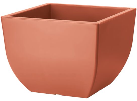 Donica MUNA kwadratowa 30 cm terrakota