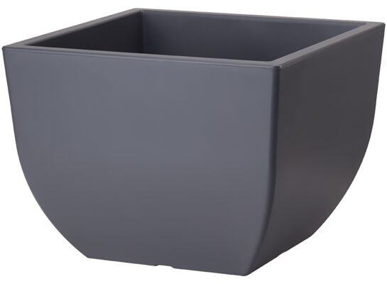 Donica MUNA kwadratowa 30 cm antracyt