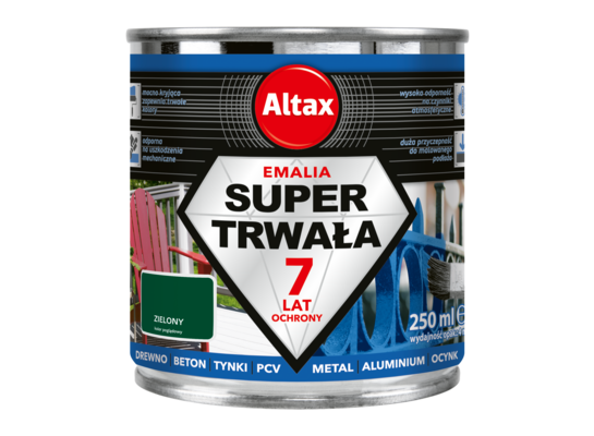 Emalia super trwała 250 ml zielony Altax