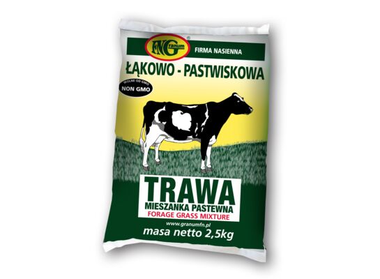 Trawa łąkowo-pastwiskowa 2,5 kg worek foliowy GRANUM