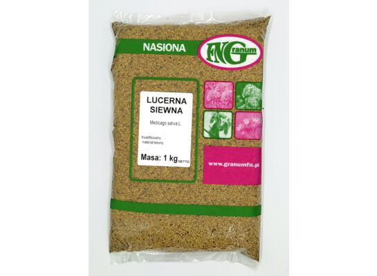 Lucerna siewna Eugenia 1 kg worek foliowy GRANUM