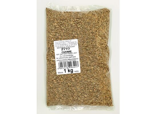 Żyto ozime paszowe 1 kg worek foliowy GRANUM