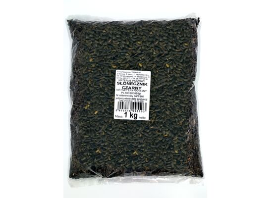 Słonecznik czarny paszowy 1 kg worek foliowy GRANUM