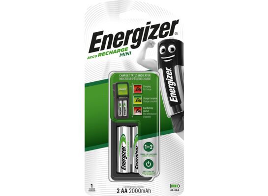 Ładowarka Mini +2AA2000 mAh Energizer