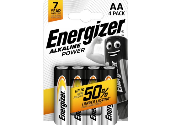 Bateria Alkaline Power AA LR6 4 szt. Energizer
