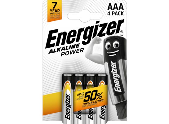 Bateria Alkaline Power AAA LR03 4 szt. Energizer