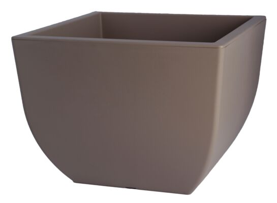 Donica MUNA kwadratowa 40 cm szarobeżowy