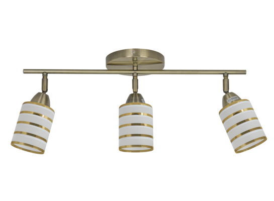 Lampa sufitowa 8416/3 21QG mosiądz Elem