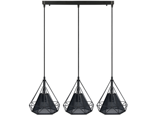 Lampa wisząca 8803/3 ZWIS - 07 czarny Elem