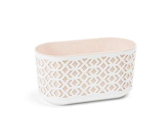 Skrzynka Aztek 400 korpus biały + wkład jasny beż