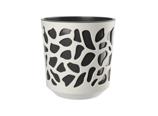 Donica Duet 25 korpus kremowy + wkład antracyt Lamela