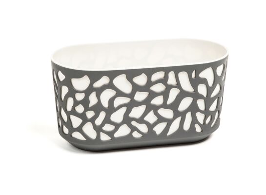 Skrzynka Duet 60 korpus antracyt + wkład kremowy Lamela