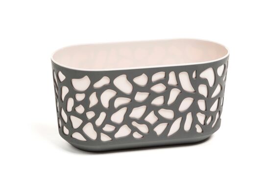 Skrzynka Duet 60 korpus antracyt + wkład jasny beż Lamela