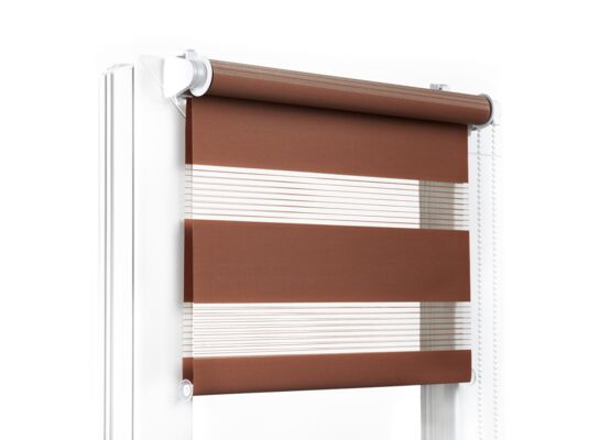 Roletka mini KLIK DN 18 - 68 x 215 cm, brązowa