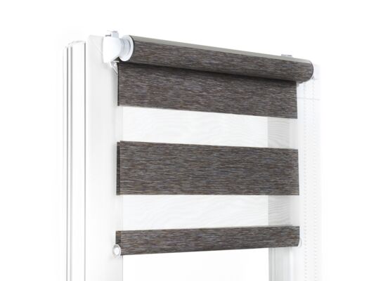 Roletka mini KLIK DN 33 - 42 x 150 cm, przecierany ciemnoszary