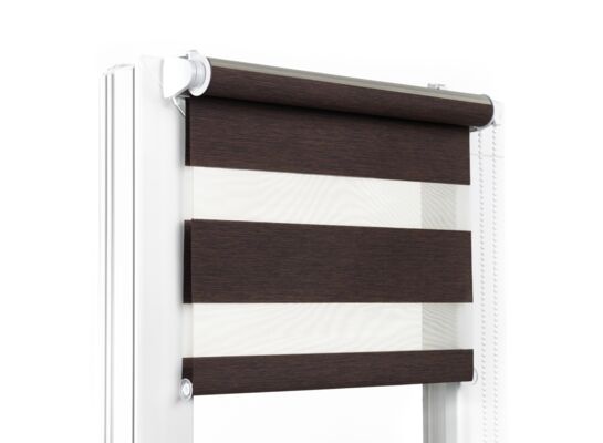 Roletka mini KLIK DN 36 - 42 x 150 cm, przecierany brąz