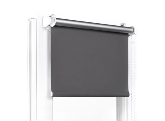 Roletka mini KLIK ZA07- 38 x 150 cm, ciemnoszara