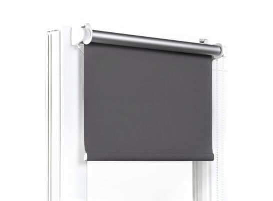 Roletka mini KLIK ZA07- 57 x 150 cm, ciemnoszara