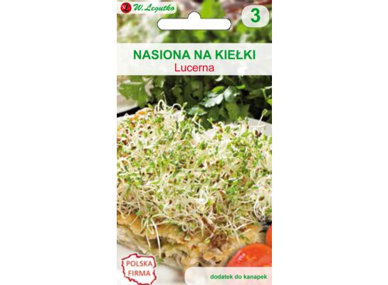 Nasiona na kiełki lucerna I-XII W.Legutko