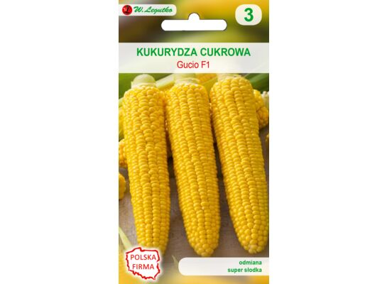 Kukurydza cukrowa Gucio F1 supersłodka 5 g gc. 3 W.Legutko