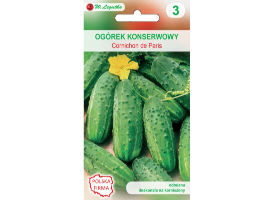 Ogórek gruntowy korniszonowy Cornichon de Paris 5 g gc. 3 W.Legutko