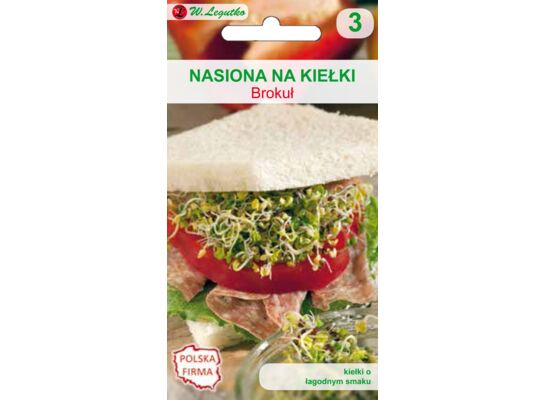 Nasiona na kiełki brokuł I-XII W.Legutko