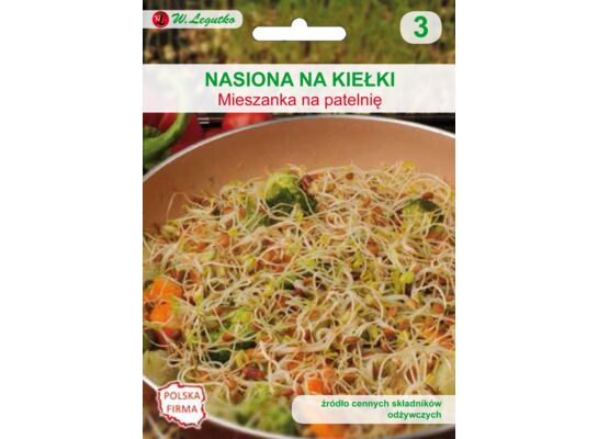 Nasiona na kiełki mieszanka na patelnię I-XII W.Legutko