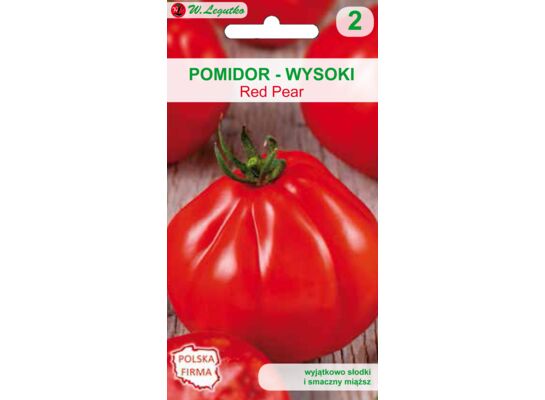 Pomidor gruntowy wysoki Red Pear W.Legutko