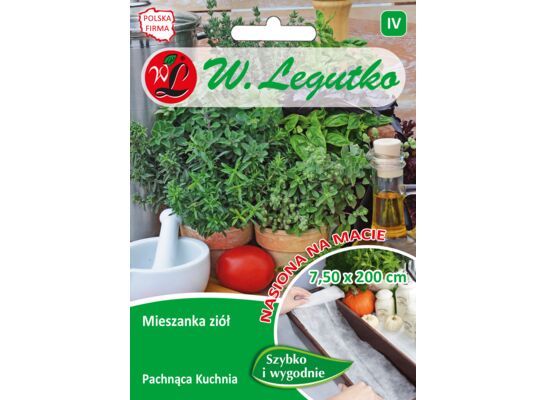 Nasiona na macie mieszanka ziół Pachnąca kuchnia W.Legutko