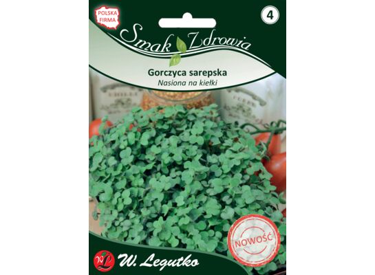 Nasiona na kiełki gorczyca sarepska W.Legutko